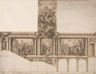 Design for Ceiling Walls and Staircase