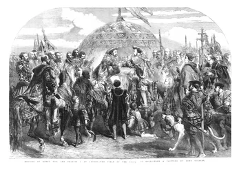 Meeting of Henry VIII and Francis I. at Ardres - The Field of the Cloth of Gold