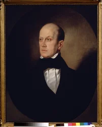 Portrait of the Russian Writer and Philosopher Piotr Iakovlevitch Tchaadaiev