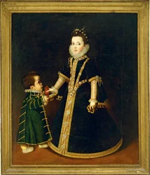 Girl with a Dwarf (Portrait of Margarida of Savoy)