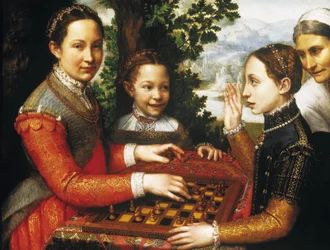 The Chess Game (detail)