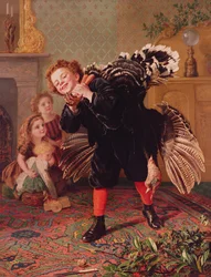 Here Comes the Gobbler..., c.1877