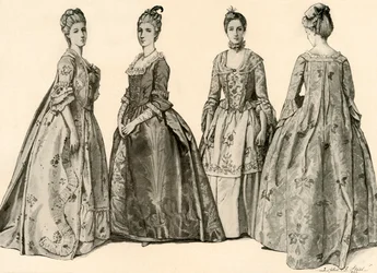 Clothing during the Reign of George II 1735-1760, 1903, 1937
