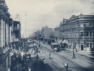 Commissioner Street (b/w photo)