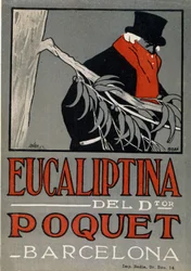 Advertising of the Cold Medicine Eucaliptina, Spain 1924
