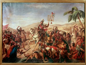 Battle of Otumba on July 7