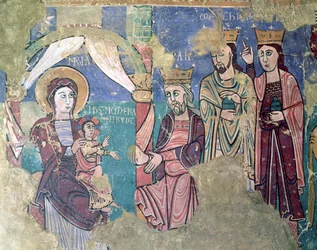 Epiphany Mural from the Church at Navasa, Huesca