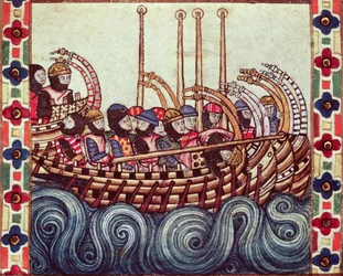 Departure of a Boat for the Crusades
