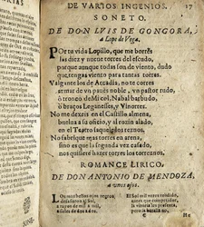 Sonnet to Lope de Vega, poem included in 