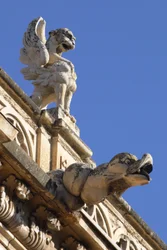 Gargoyle and Acroteria, (detail)