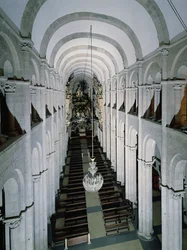Interior of the cathedral begun in 1078
