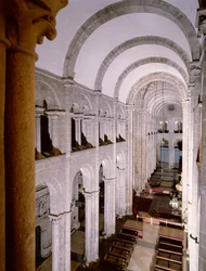 Interior of the cathedral begun in 1078