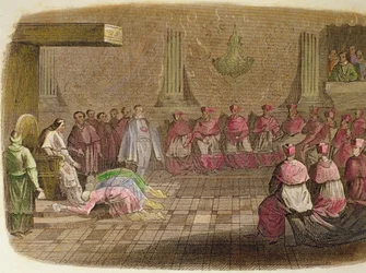Japanese Ambassadors Prostrate at the Feet of Pope Gregory XIII in 1585