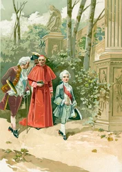 Louis XV as a child in the Tuileries Garden
