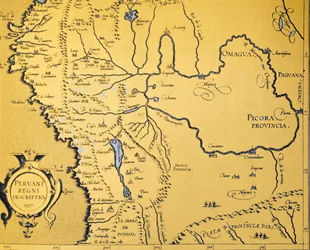 Map of Spanish Viceroyalty of Peru