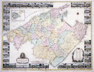 Map of the Island of Mallorca, 1785