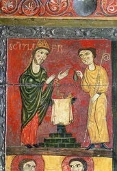 Mass by St. Hilaire, Altar (detail)