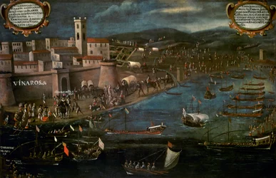 Moorish ship in the Grao of Vinaroz