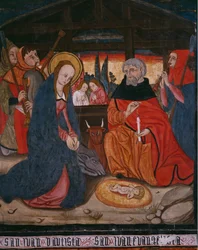 Nativity, panel from the Church San Andres of Tortura