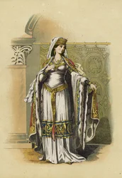 Noblewoman of the time of Emperor Frederick Barbarossa, second half of 12th Century
