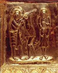 Panel from a reliquary containing the remains of St Isidore