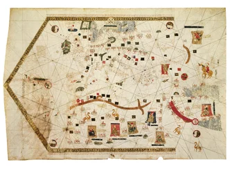 Portolan Chart of Gabriel de Vallseca