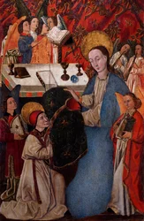 Presentation of the chasuble to St. Ildefonso by Virgin Mary