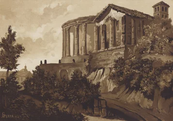 Roman Temples of Tiburtine Sibyl and Vesta, Tivoli, Italy