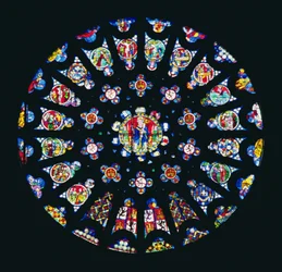 South Rose Window, c.1280
