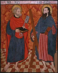 St. Peter and St. Andrew, panel from the Church San Andres of Tortura