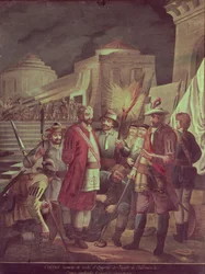 The Conquest of Mexico: Hernando Cortes Attacks the District of Panfilo Narvaez by Night