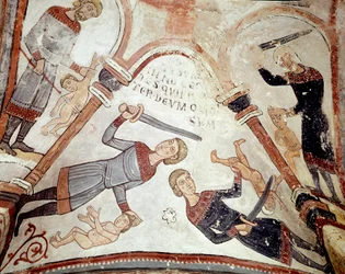 The cycle of months: the massacre of the innocent (detail)
