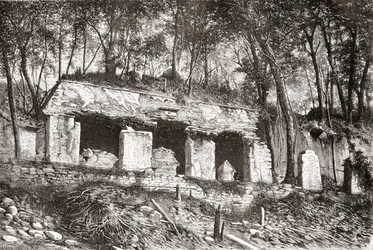 The Facade of the Palace at Palenque