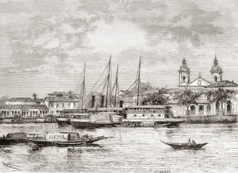 The port of Manaus, Amazonas State, Northern Brazil