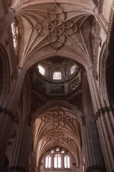 View of the lantern tower and lierne vault