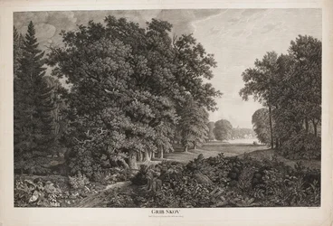 Grib Forest with View Over Esrum Lake to Fredensborg