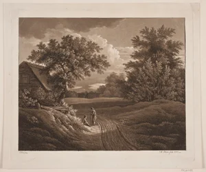 Landscape with Two Peasants Conversing