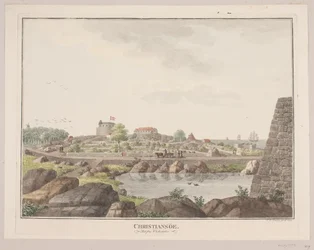 Christiansø. Seen from the West Side