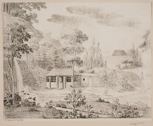 A Bathhouse at Liselund on Møn