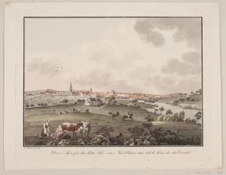 Odense on Funen, from the Eastern Side