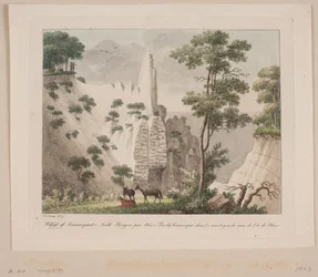 View of the Summer Spire in the Chalk Mountains on Møn