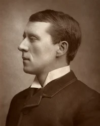 Herbert Beerbohm Tree, British actor, 1884