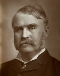 William Schwenck Gilbert, British artist, librettist, playwright and writer, 1883