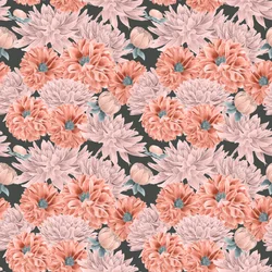 Dahlia Hero Pattern Colorway 1, 2020