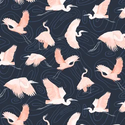 Egrets Pattern I