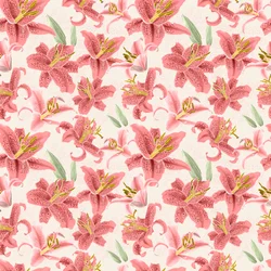 Tiger lily pattern