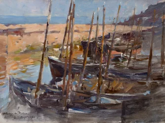 A Sketch, Mousehole Harbour, Cornwall