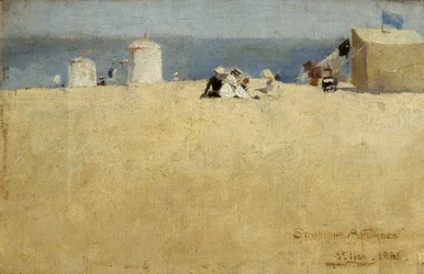 Beach Scene, St. Ives