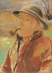 Krakow Farmer with Pipe