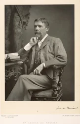 George du Maurier, artist, cartoonist and novelist, portrait photograph